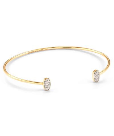 Vòng đeo tay bằng vàng hồng Marisa 14k đính kim cương trắng